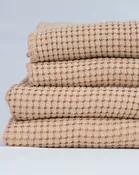2 Body & 2 Hand Waffle Towel Set