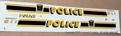 1/24th scale Norwich, Connecticut Police Decals (old graphics)