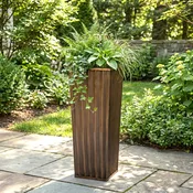 H Potter Kensington Planter Set | 29" & 36" Antique Copper Indoor Outdoor Planters