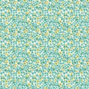 Fabric Art Gallery Lagoon Retro Prairie Bloomcore by the Quarter Yard BLC31105