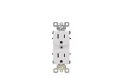 15 AMP Commercial Grade Duplex Receptacle | Side-Wire & Back-Wire