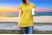 Graceful Waves Tunic Kit – 100% Columbia/Rambouillet Wool