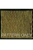 Jade Sapphire Exotic Fibres Pear and Trellis Lace Cylinder Pattern