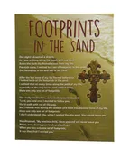 #P2945 – 11″x14″ Footprints in the Sand Canvas w/LED
