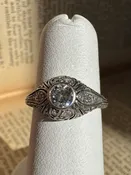 Platinum Art Deco Diamond Ring