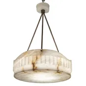Art Deco Alabaster Light Fixture