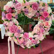 Blush Garden Heart