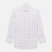 Antique Pink Grid Check Mayfair Shirt