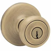 94002-827 400T 5 CP Security Tylo Entry Knob Antique Brass