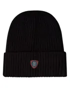 Memoi Teddy Crest Cuffed Beanie - MKA-118