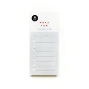 1938-Weekly Plan Sticky Notes