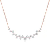 Curved Diamond Bubble Pendant