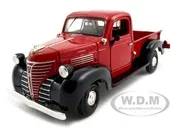 1941 Plymouth Pickup Red 1/24 Diecast Model Car by Motormax