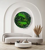Forest Haven Large Moss Wall Garden