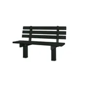 Anchored High Back Bench
