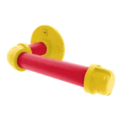 Collection European Style Toilet Tissue Holder Chesapeake Red Black and Gold Edition P-100-ETP