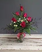 6 ROSE VASE
