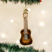 Silent Night Guitar Ornament – A Tribute to Christmas Music