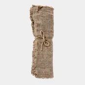 Chunky Raw Edge Linen Napkins Set of Six