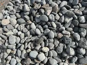 Black Volcanic Pebbles