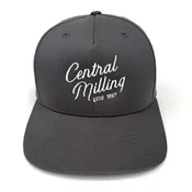 Embroidered Script Hat – Gray