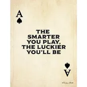 Ace Of Spades By Susan Ball Art Print - 12 X 16