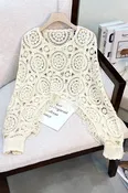 Monica Crochet Lace Top