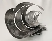 steel wave sculpture - K38 — studio-gerardi