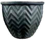 16" Aquapot Matte Black Smooth