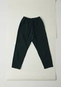 Alfie Garment Dyed Herringbone Pants | Washed Black