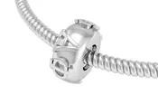 Alpha Phi Bead, Sterling Silver (P014)