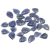 10.20 x 7.20 mm to 14.40 x 11.40 mm - Medium Blue Sapphire Leaf Shape - 25 Pieces - 63.39 carats (SCar1057)