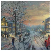 A Christmas Story - 14" x 14" Gallery Wrapped Canvas