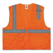 Ergodyne Glowear 8210z Class 2 Economy Mesh Vest Polyester Orange Small/medium