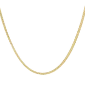 15" Choker Herringbone Chain -  Gold