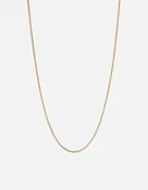 1.3mm Cuban Curb Chain Necklace, Gold Vermeil