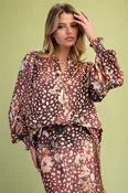 Axis Print Blouse by Easel