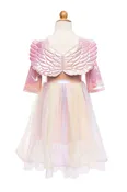 Alicorn Dress with Wings & Headband,  White, Size 3