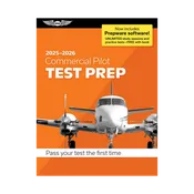 2025-2026 Commercial Pilot Test Prep (Softcover) With Prepware Software by ASA