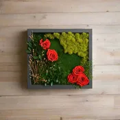 Blush & Thorn Preserved Moss Frame