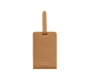 Aluminum Edge Tag in Cognac Brown