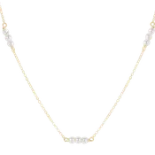 15" Choker Joy Simplicity Chain 3mm Pearl