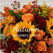 Autumn designers choice vase