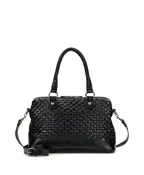 Augusta Satchel - Discovery Collection — Vintage Distressed Woven Leather