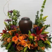 Beautiful tribute urn wreath