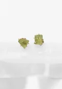 14k Gold Peridot Petite Studs