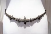 Antique Old Silver Kamarpatti Maharashtra India Belt