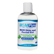 MSMPure Max Strength MSM Gel with Organic Aloe – 8 oz, Preservative-Free Skin Care for Smooth, Radiant Skin- US-Sourced MSM