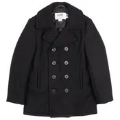 740 - Classic Melton Wool Navy Pea Coat - New Navy