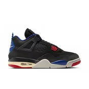 Air Jordan 4 Retro Black/Fire Red-Deep Royal Blue